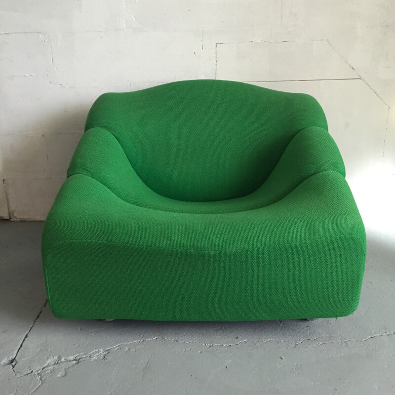 Artifort green "ABCD" armchair, Pierre PAULIN - 1960s