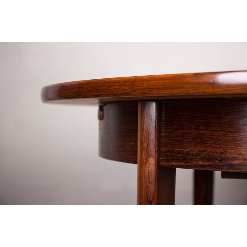 Scandinavian vintage Rio rosewood extendable table, 1960