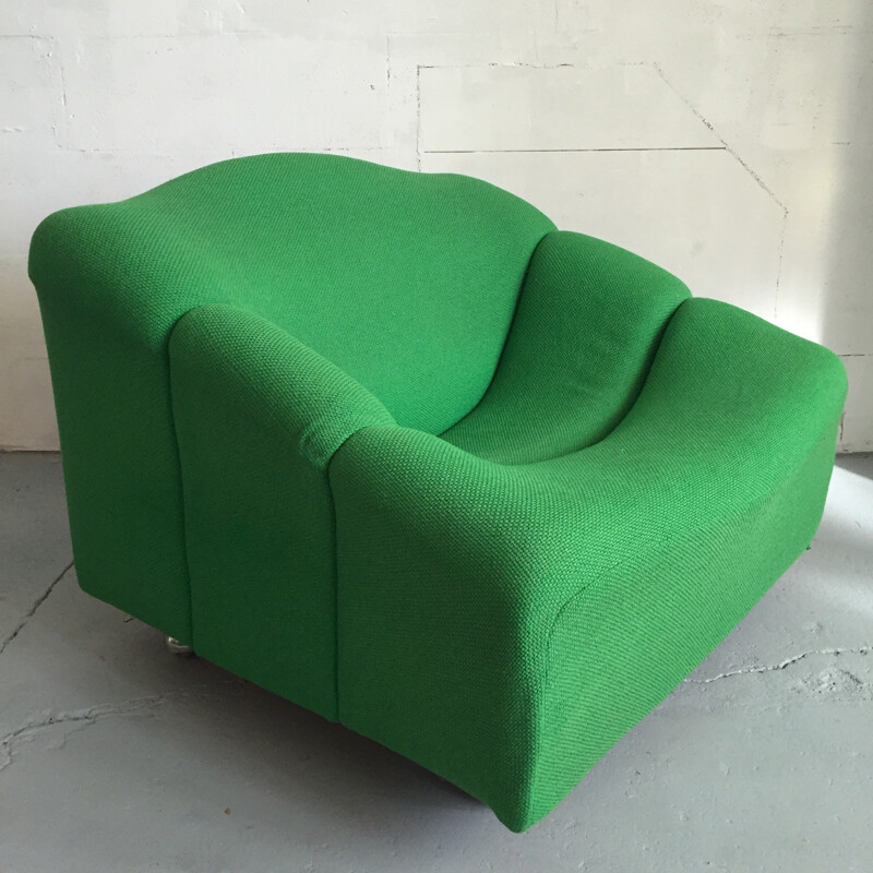 Artifort green "ABCD" armchair, Pierre PAULIN - 1960s