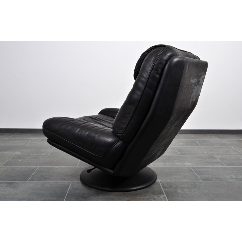 Vintage Ds54 bullhide leather armchair by De Sede