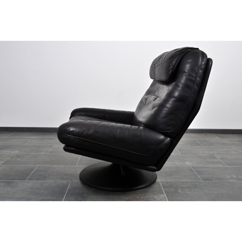 Vintage Ds54 bullhide leather armchair by De Sede