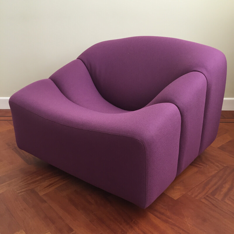 Artifort purple "ABCD" armchair, Pierre PAULIN - 1960s