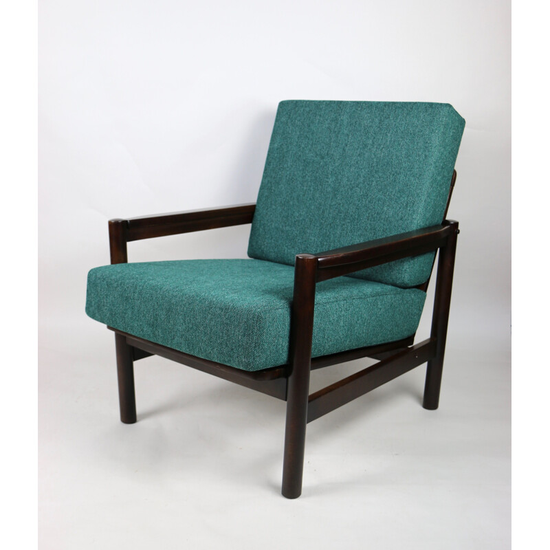 Vintage green Marine armchair, 1970s