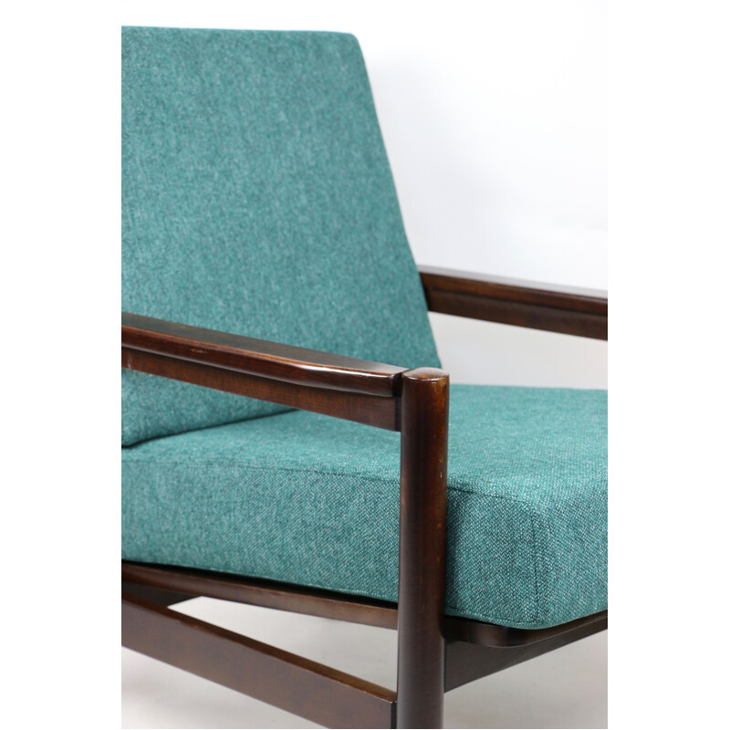 Vintage green Marine armchair, 1970s