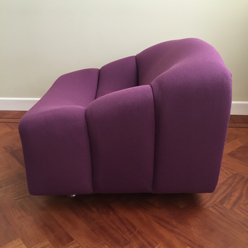 Artifort purple "ABCD" armchair, Pierre PAULIN - 1960s