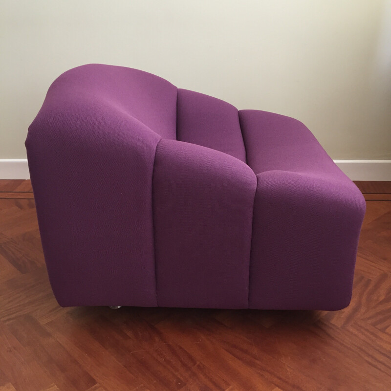 Artifort purple "ABCD" armchair, Pierre PAULIN - 1960s