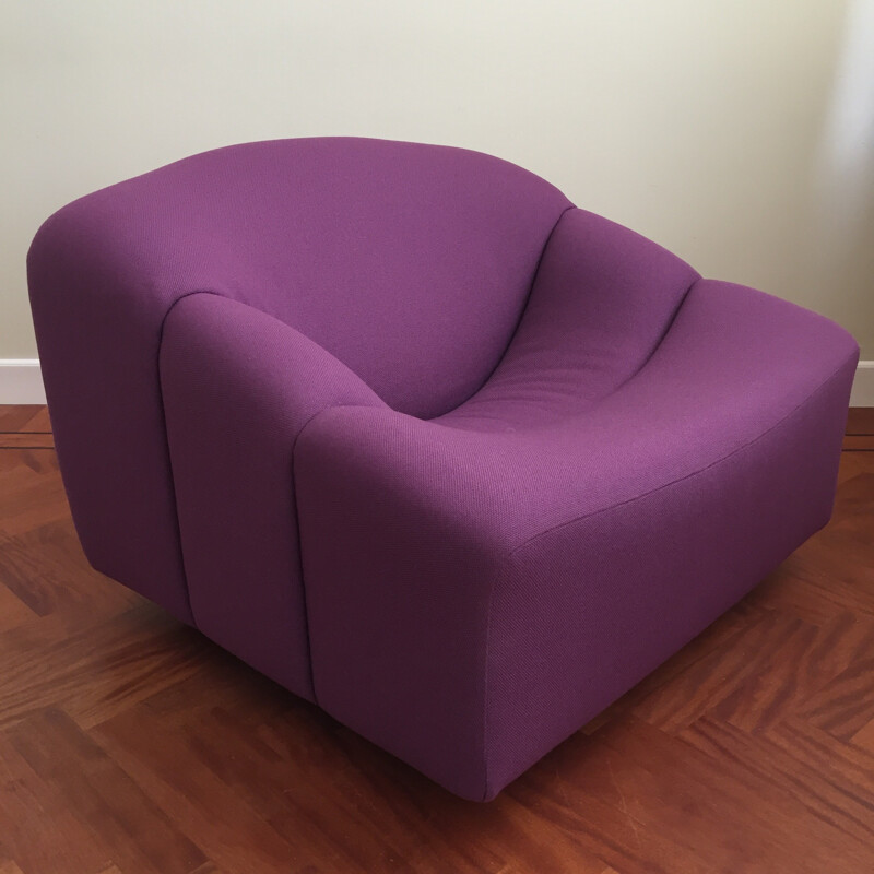 Artifort purple "ABCD" armchair, Pierre PAULIN - 1960s