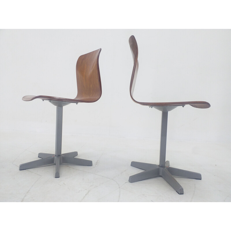 Pair of mid century child's chairs Pagholz, Germany 1970s