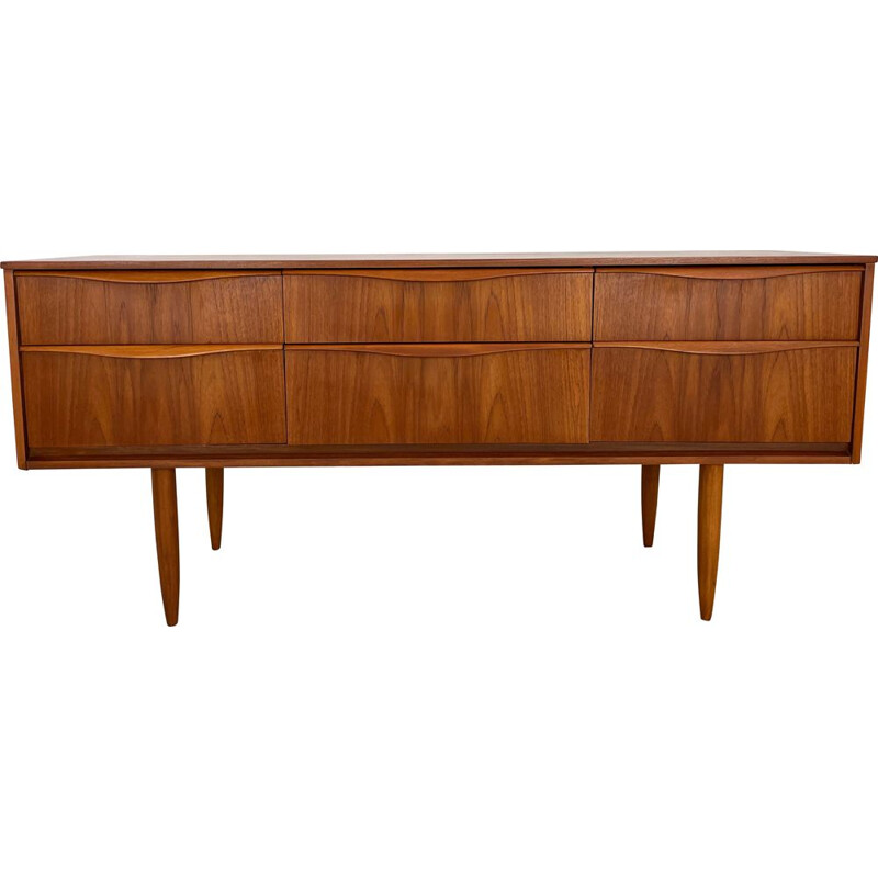 Vintage teak sideboard by Frank Guille for Austinsuite London, England 1960s