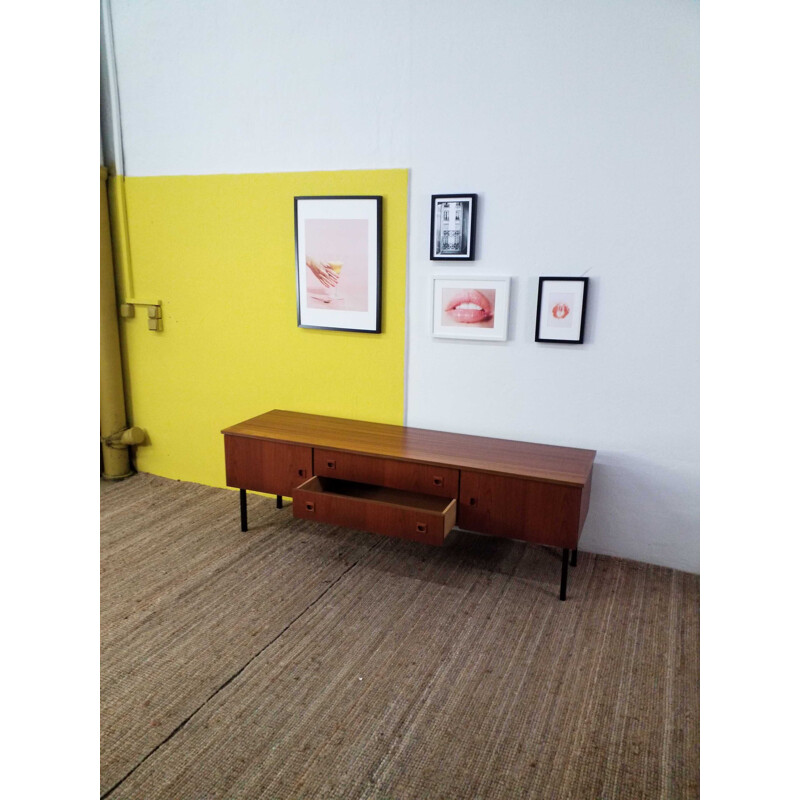 Scandinavian vintage wood sideboard, 1960