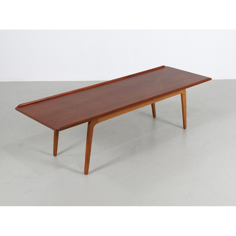 Bovenkamp coffee table in teak and oak, Aksel Bender MADSEN - 1960s