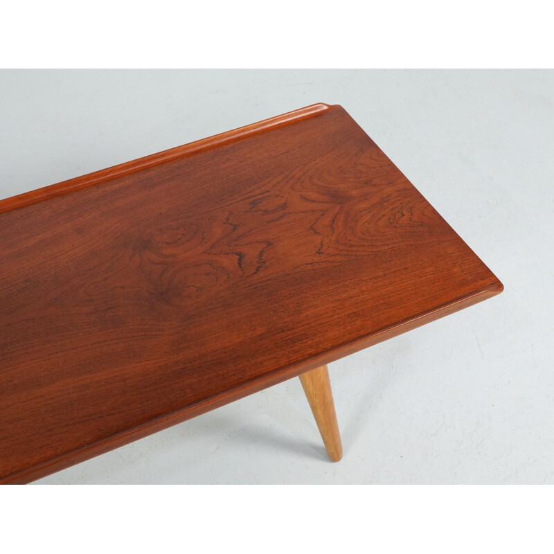 Bovenkamp coffee table in teak and oak, Aksel Bender MADSEN - 1960s