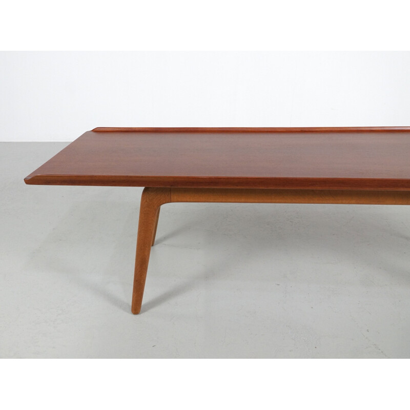 Bovenkamp coffee table in teak and oak, Aksel Bender MADSEN - 1960s