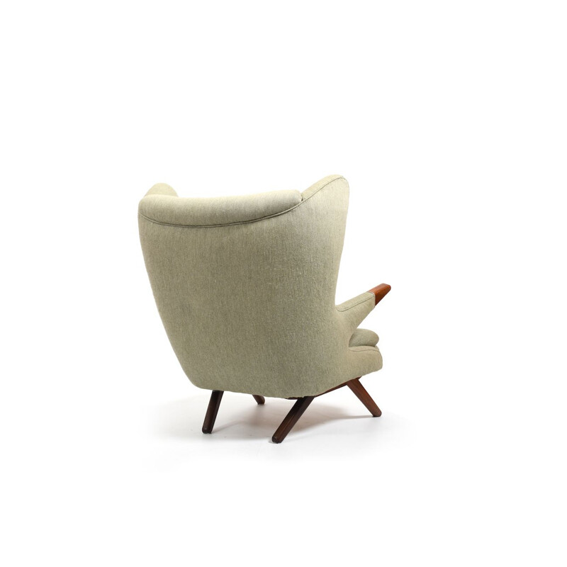 Vintage bear armchair model 91 in teak by Svend Skipper for Skippers Møbler, Denmark 1950s