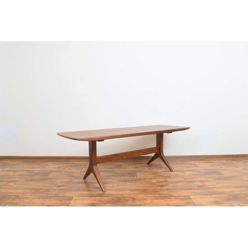 Table basse vintage en teck par Johannes Andersen, Danemark 1960