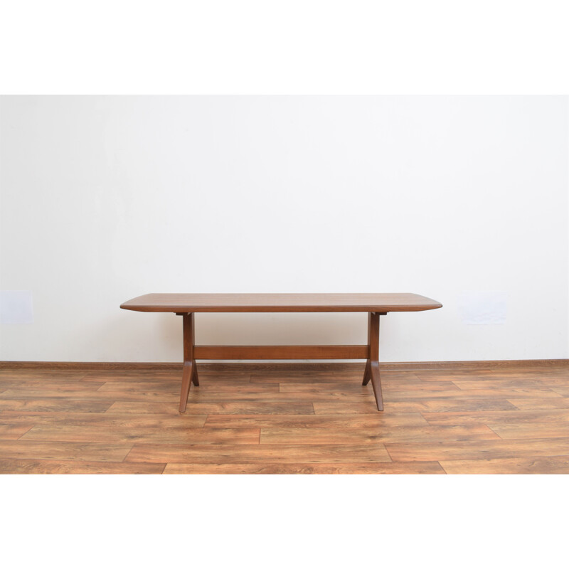 Mesa de café Vintage de teca de Johannes Andersen, Dinamarca 1960