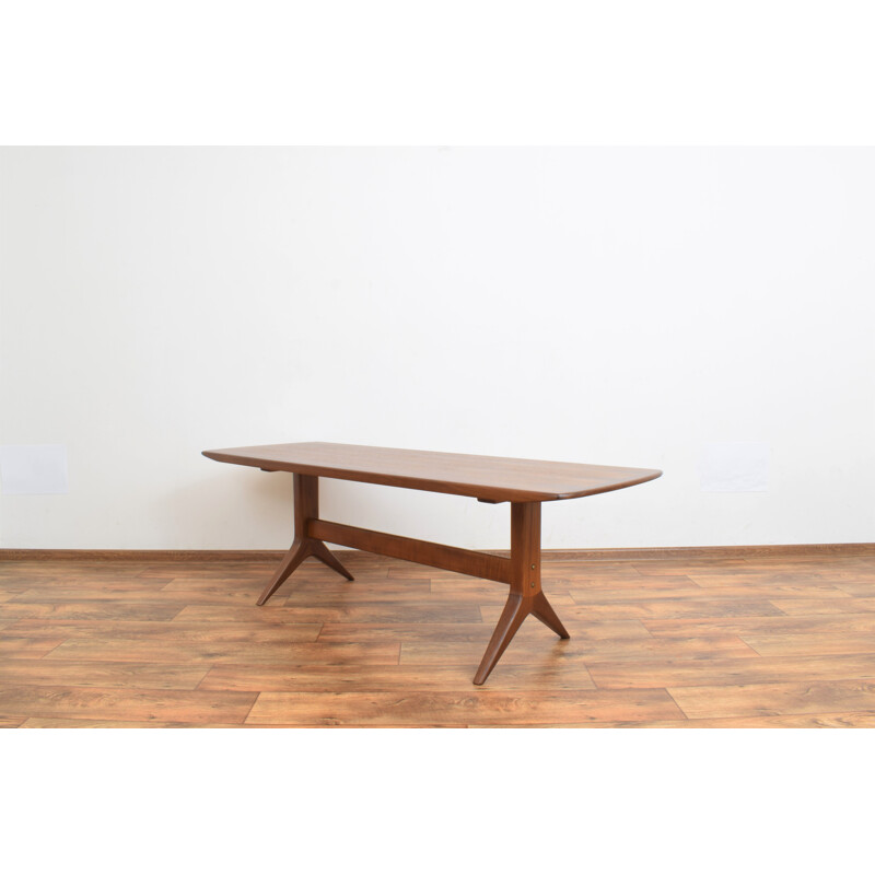 Table basse vintage en teck par Johannes Andersen, Danemark 1960