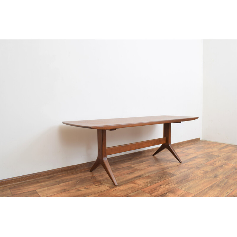 Table basse vintage en teck par Johannes Andersen, Danemark 1960