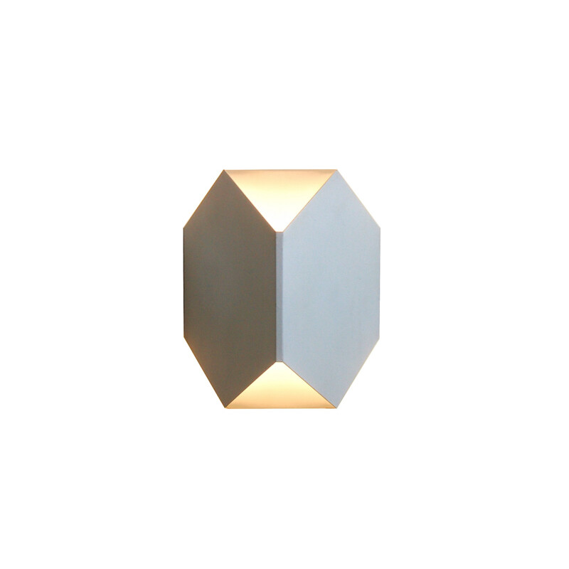 Lyfa wall sconce lamp in metal, Ole PANTON - 1960s