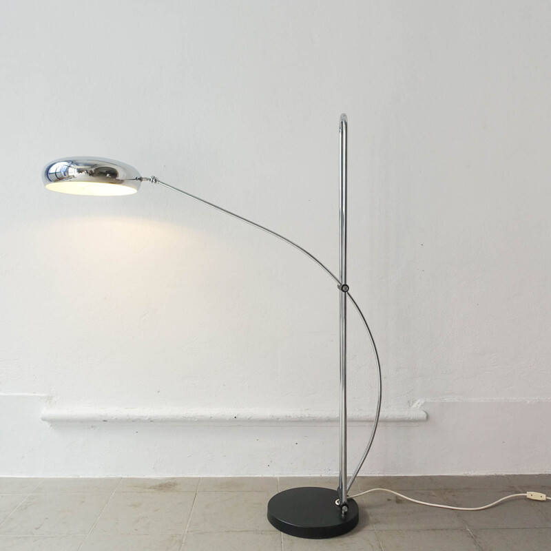 Vintage Arc floor lamp by T-Pons, Spain 1970s