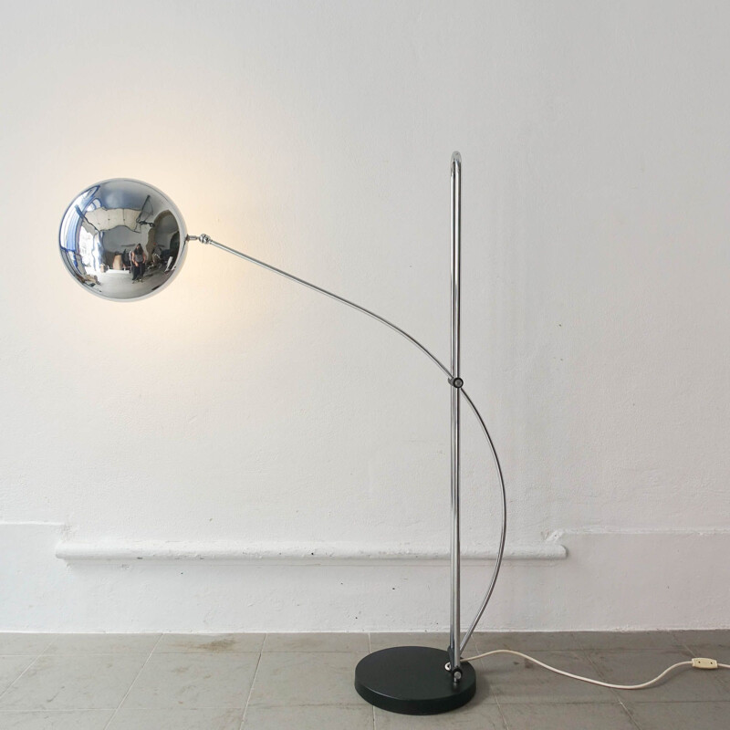 Vintage Arc floor lamp by T-Pons, Spain 1970s