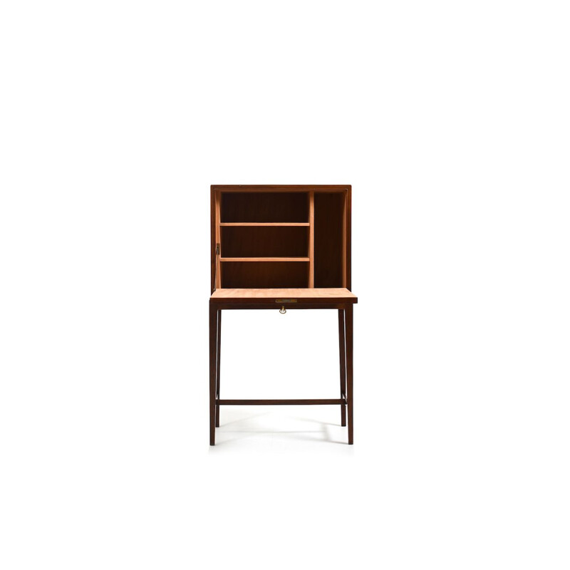 Vintage mahogany bar furniture by Frits Henningsen, Denmark 1940