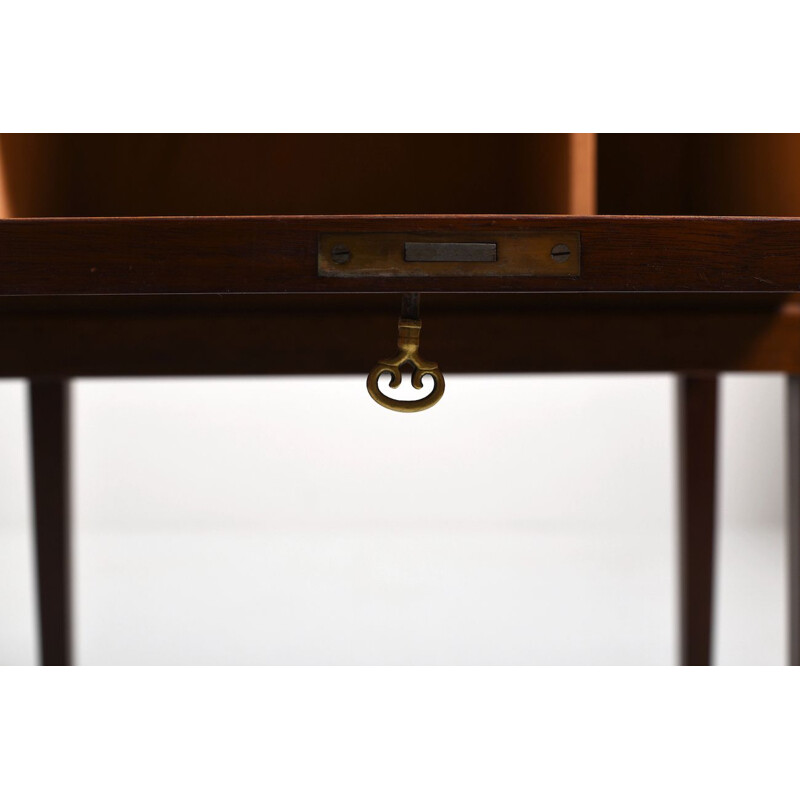 Vintage mahogany bar furniture by Frits Henningsen, Denmark 1940