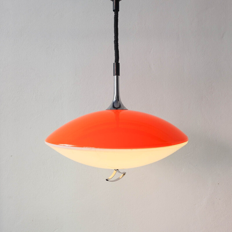 Vintage Space Age Ufo pendant lamp, Italy 1970s