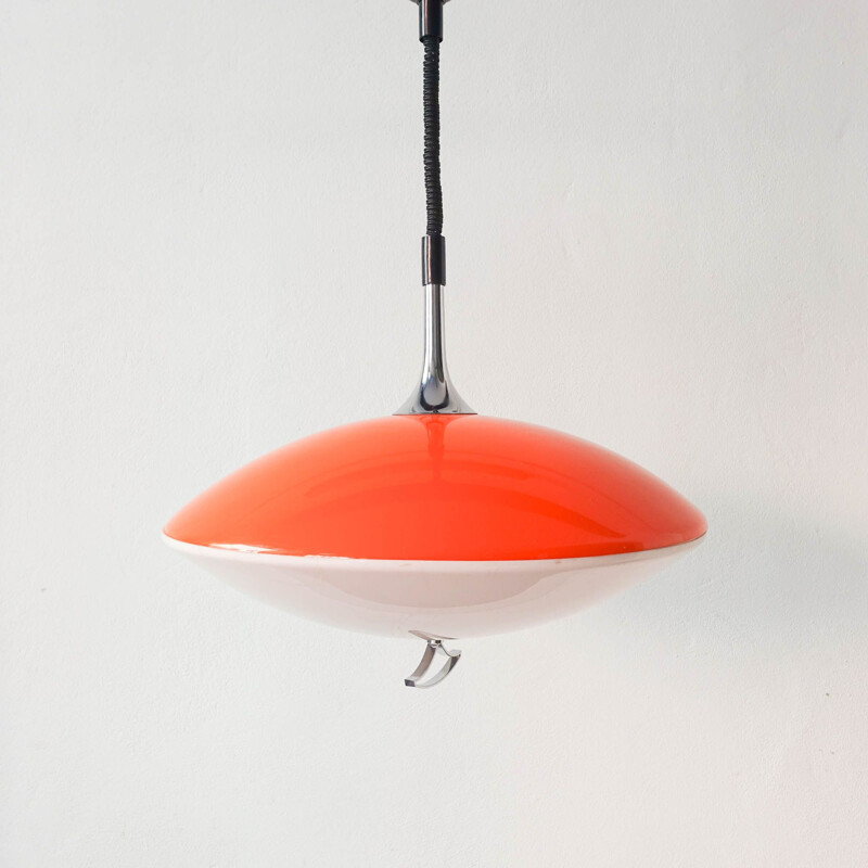 Vintage Ufo ruimtevaart hanglamp, Italië 1970