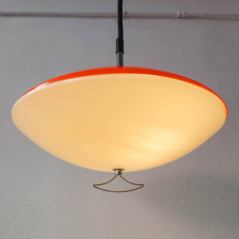 Vintage Space Age Ufo pendant lamp, Italy 1970s