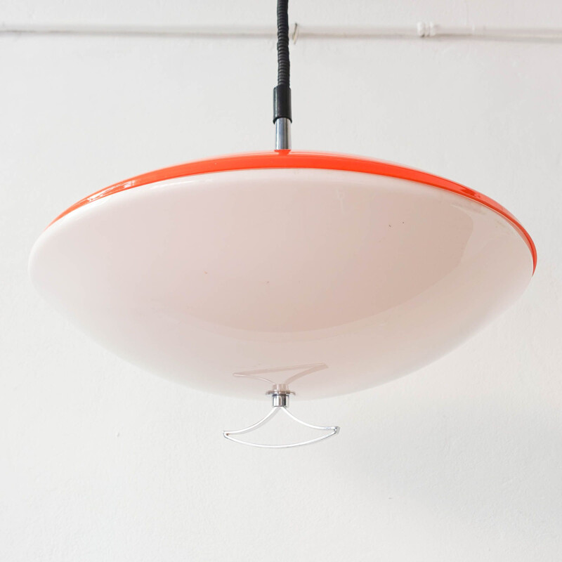 Vintage Space Age Ufo pendant lamp, Italy 1970s