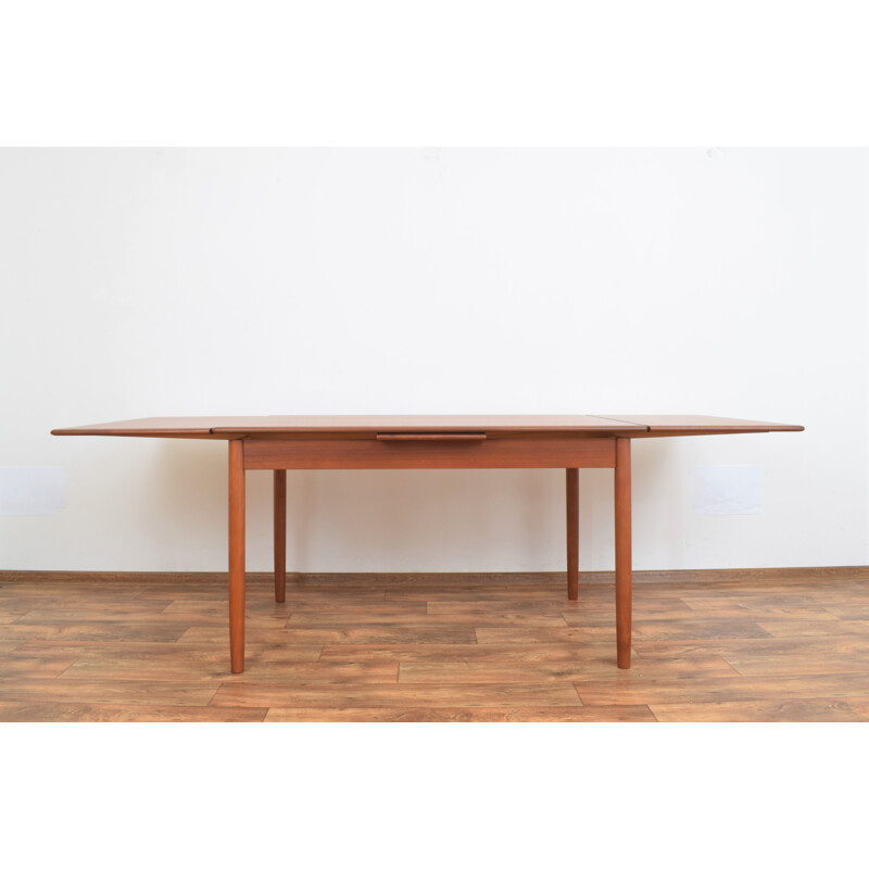 Mid-century Danish teak extendable dining table, 1960s