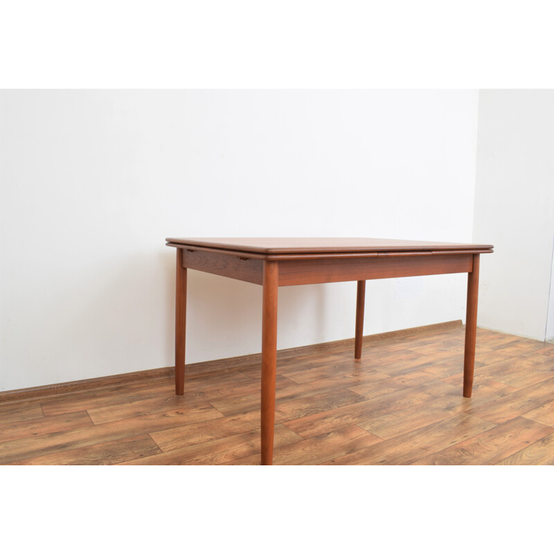 Mid-century Danish teak extendable dining table, 1960s