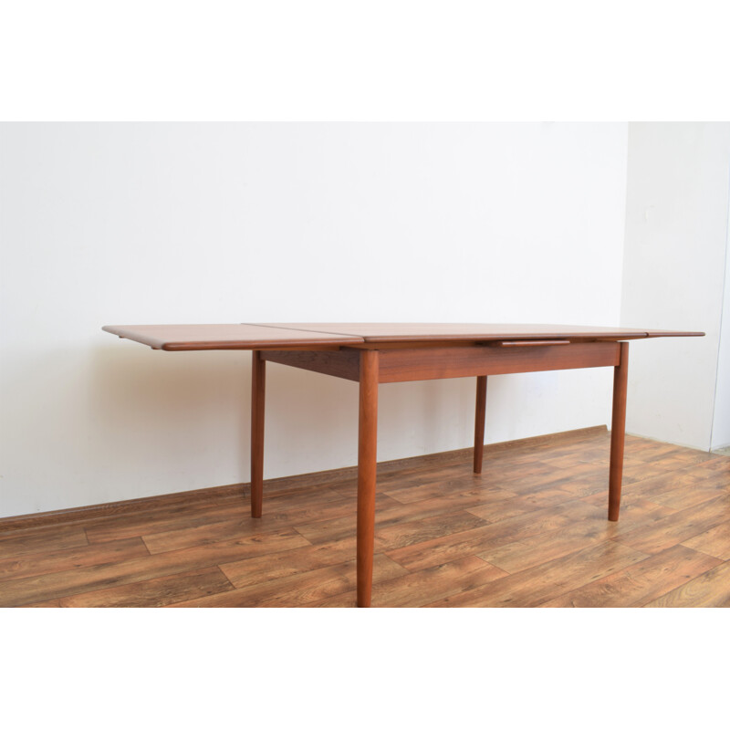 Mid-century Danish teak extendable dining table, 1960s