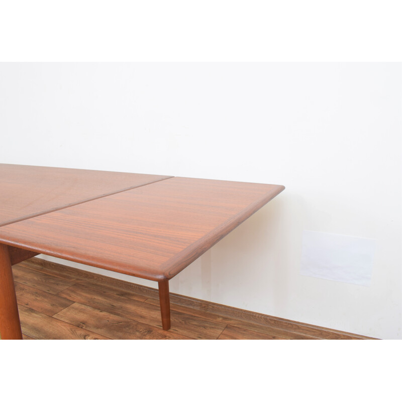 Mid-century Danish teak extendable dining table, 1960s