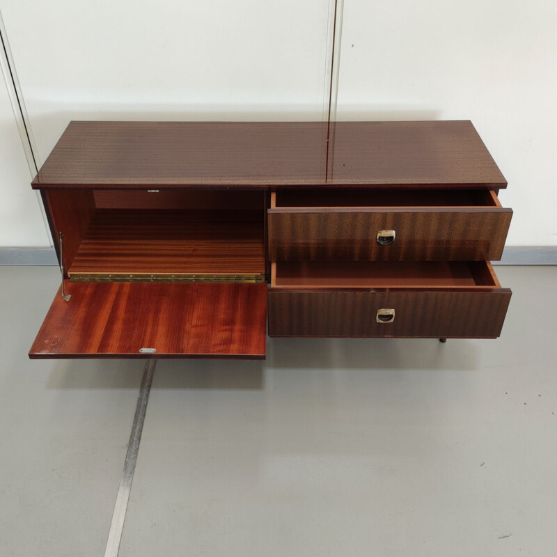 Vintage walnut TV stand