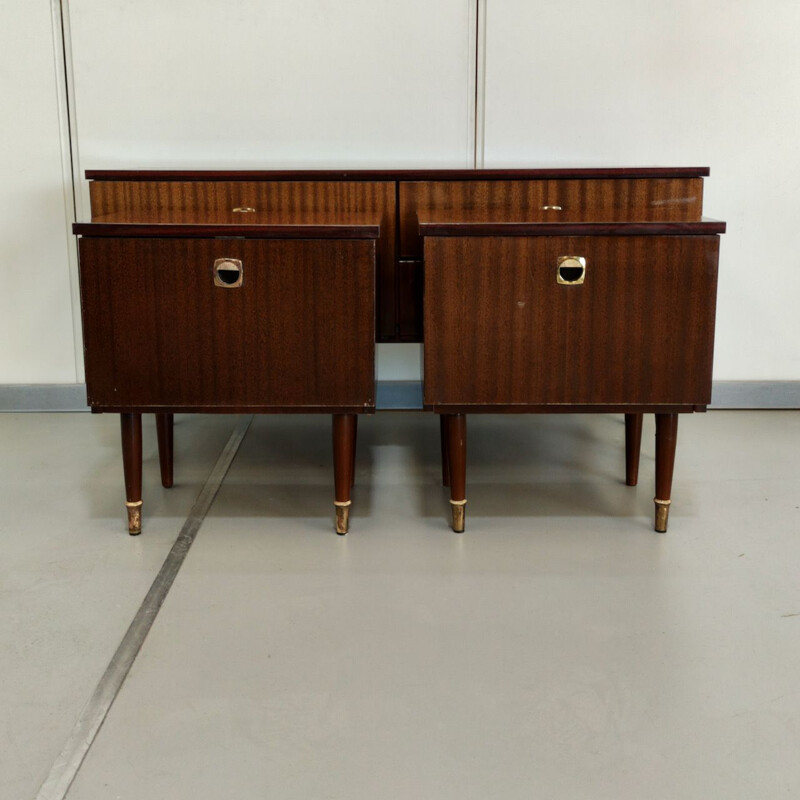 Vintage walnut TV stand