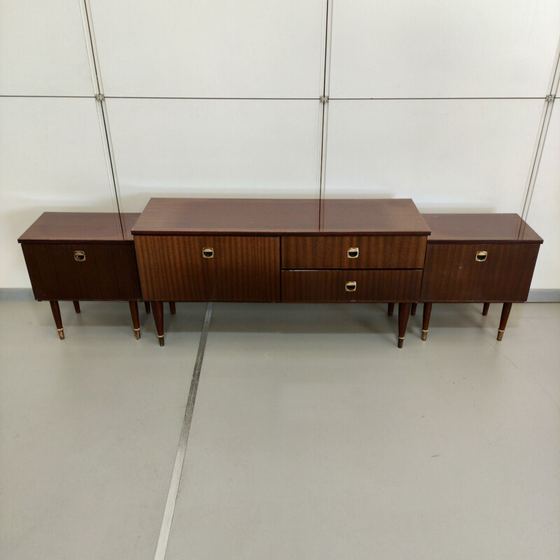 Vintage walnut TV stand