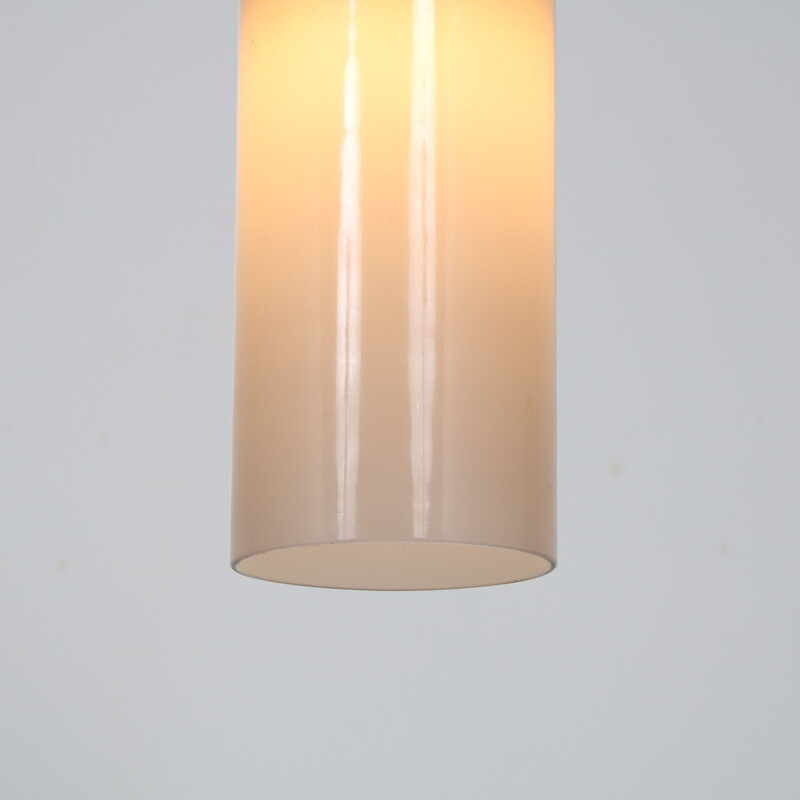 Vintage glass pendant lamp by Gino Vistosi for Venini, Italy 1960s