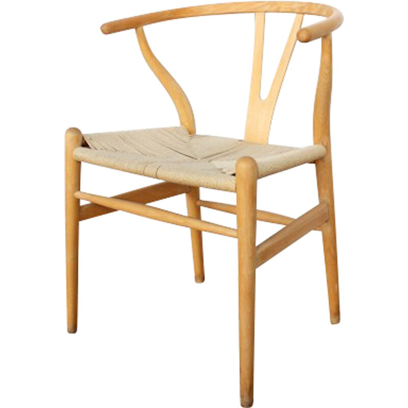 "Wishbone" beechwood chair, Hans J. WEGNER - 1950s