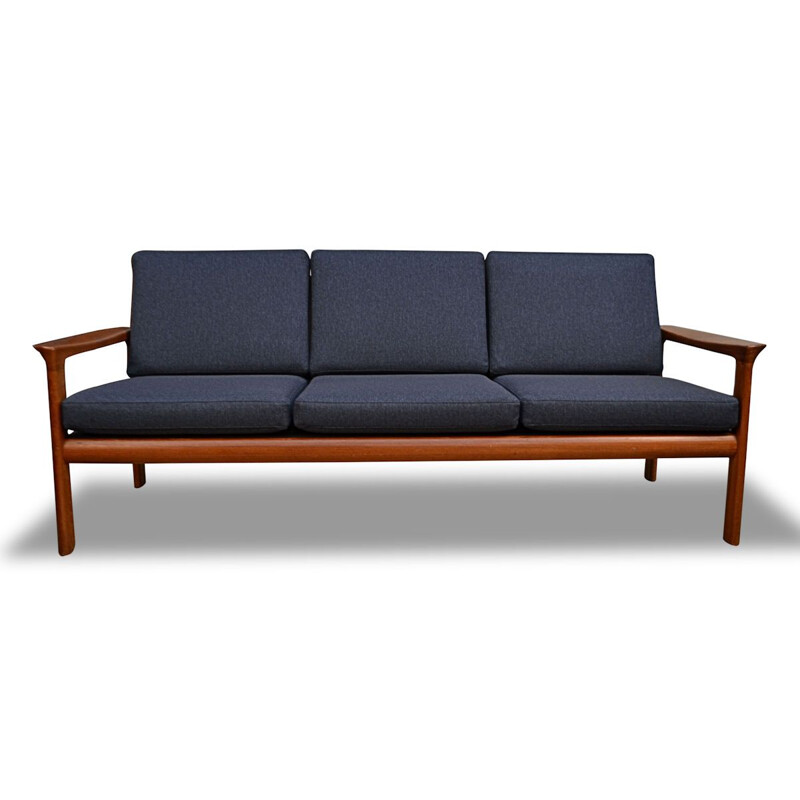 Vintage Danish teak sofa by Sven Ellekaer for Komfort