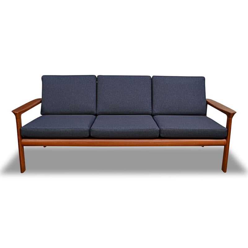 Vintage Danish teak sofa by Sven Ellekaer for Komfort