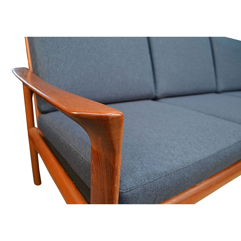 Vintage Danish teak sofa by Sven Ellekaer for Komfort