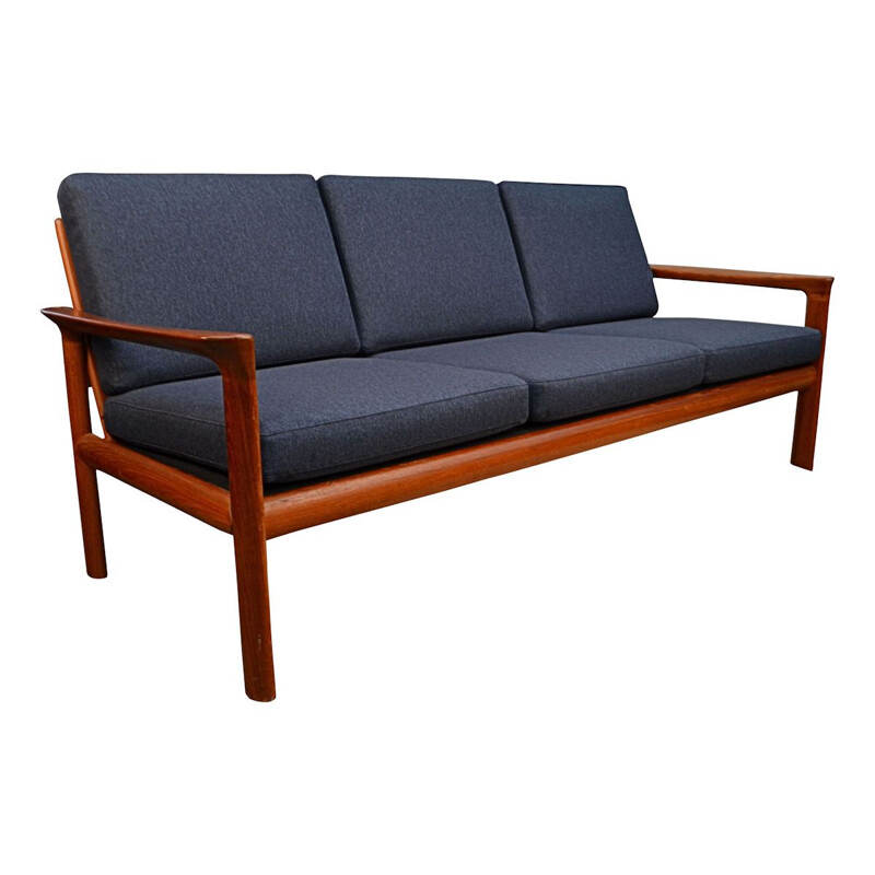 Vintage Danish teak sofa by Sven Ellekaer for Komfort