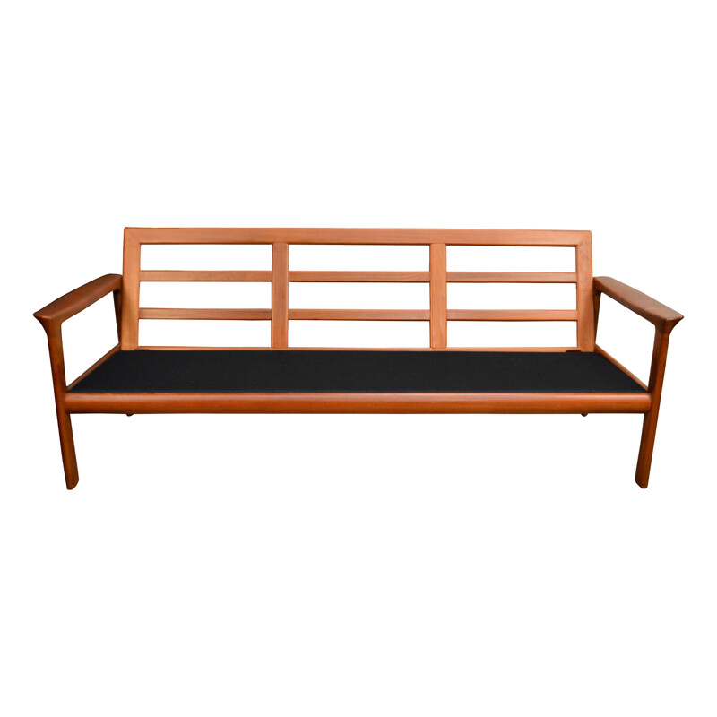 Vintage Danish teak sofa by Sven Ellekaer for Komfort