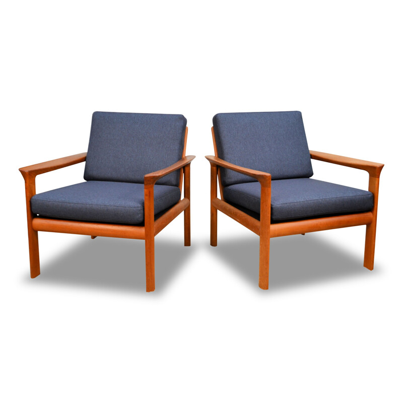 Vintage Danish living room set by Sven Ellekaer for Komfort, 1960s