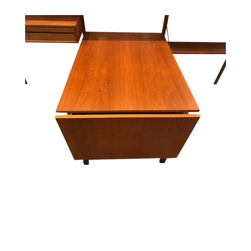 Vintage Danish teak wall-unit system by Poul Cadovius for Cado