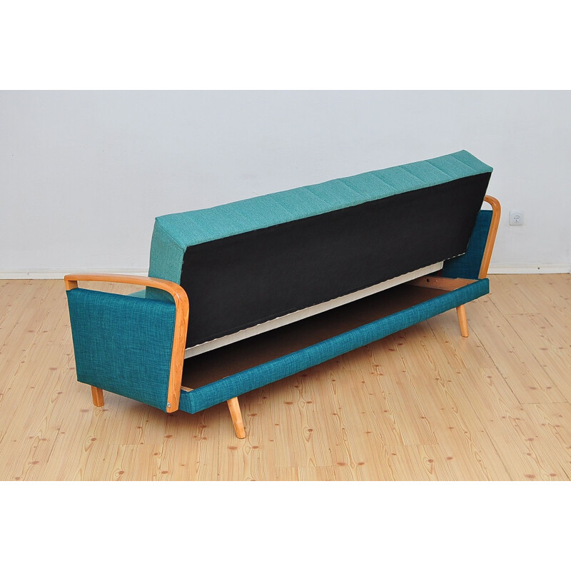 Mid-century folding 3-seater sofa, 1960s