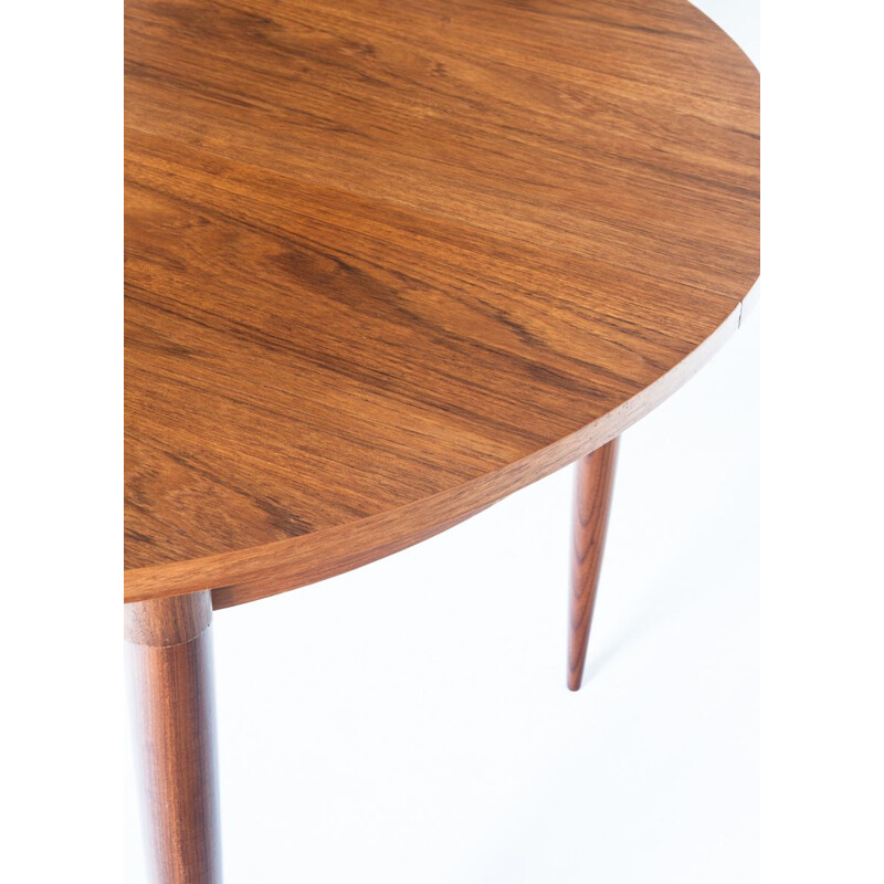 Vintage teak table with extension, France 1960