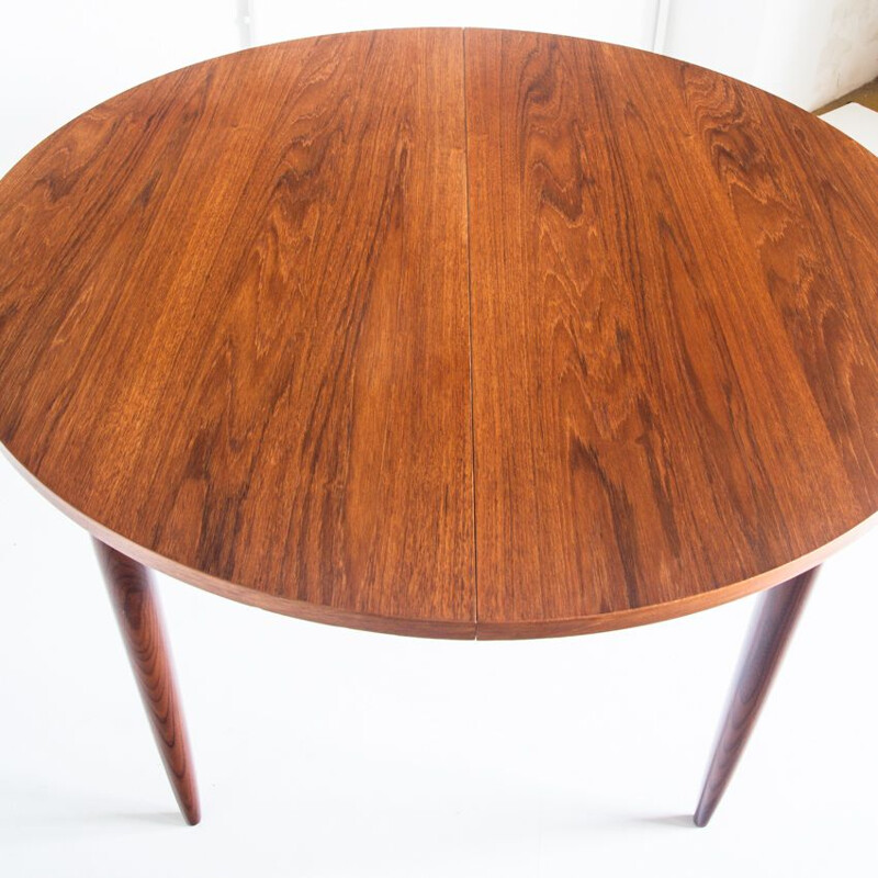 Vintage teak table with extension, France 1960